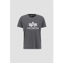 Alpha Industries - Basic T-Shirt da uomini - Taglia XS - Grigio