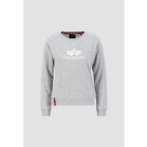Alpha Industries - New Basic Sweater Sweatshirt für Frauen - Größe XL - Grau