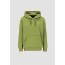 Basic Hoody Small Logo Sweater & Hoodie voor heren - Maat L - Benzine groen - Alpha Industries