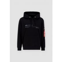 Alpha Industries - AI Reflective Hoody Hoodie pour homme - Taille 3XL - Noir
