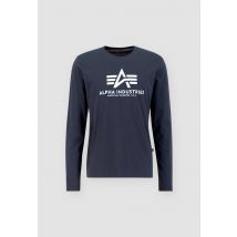 Basic T - LS T-shirts & polo's voor heren - Maat M - Marine blauw - Alpha Industries