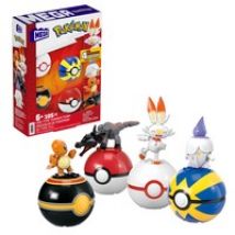 MEGA Pokémon 4 Feuer-Typ Pokémon Sets, Konstruktionsspielzeug