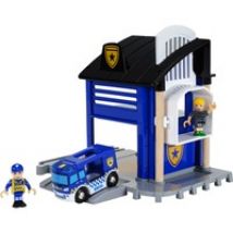 World Polizeistation mit Einsatzfahrzeug, Spielgebäude