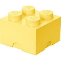 LEGO Storage Brick 4 pastellgelb, Aufbewahrungsbox