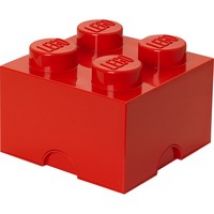 LEGO Storage Brick 4 rot, Aufbewahrungsbox