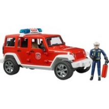 Jeep Wrangler Unlimited Rubicon Feuerwehrfahrzeug mit Feuerwehrmann, Modellfahrzeug