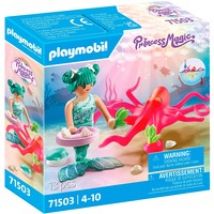 71503 Princess Magic Meerjungfrau mit Farbwechselkrake, Konstruktionsspielzeug