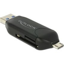 Micro USB OTG Kartenleser + USB 3.0 A Stecker