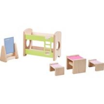 Little Friends - Puppenhaus-Möbel Kinderzimmer für Geschwister, Puppenmöbel