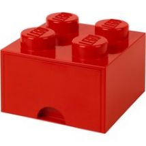 LEGO Brick Drawer 4 rot, Aufbewahrungsbox