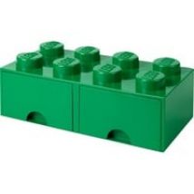 LEGO Brick Drawer 8 grün, Aufbewahrungsbox