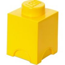 LEGO Storage Brick 1 gelb, Aufbewahrungsbox