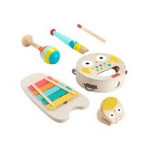 Musik-Geschenkset mit Holzinstrumenten für Kleinkinder, Musikspielzeug