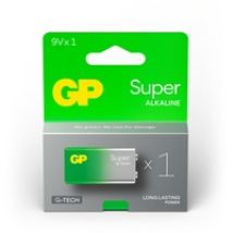 GP Super Alkaline 9V Blockbatterie Longlife, 6LR61, 9Volt