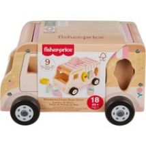 Eiscreme-Formensortierer aus Holz, Geschicklichkeitsspiel