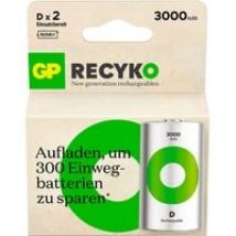 NiMH-Akku GP RECYKO D (Mono), 3.000mAh 1,2Volt