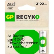 NiMH-Akku GP RECYKO AA (Mignon), 2.100mAh 1,2Volt