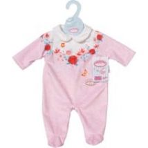 Baby Annabell® Strampler rosa Blumen 43cm, Puppenzubehör
