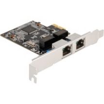 PCIE x1 auf 2x RJ45 Gbit, LAN-Adapter