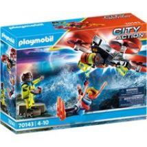 70143 City Action Seenot: Taucher-Bergung mit Rettungsdrohne, Konstruktionsspielzeug