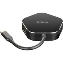 DUB-M420 4‑in‑1 USB‑C Hub mit HDMI/USB‑C Ladeanschluss, USB-Hub