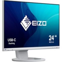 FlexScan EV2480-WT pantalla para PC 60,5 cm (23.8") 1920 x 1080 Pixeles Full HD LCD Blanco, Monitor LED