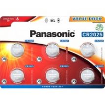 CR2025 P 6-BL Panasonic Batería de un solo uso Litio