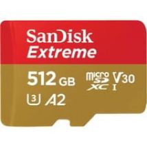 Extreme 512 GB MicroSDHC UHS-I Clase 10, Tarjeta de memoria