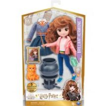 Wizarding World, muñeca Hermione Granger de 20.3 cm con 5 accesorios y 2 atuendos, juguetes para niñas a partir de 5 años, Muñecos