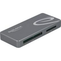 91754 lector de tarjeta USB 3.2 Gen 1 (3.1 Gen 1) Type-C Gris, Lector de tarjetas