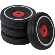 Set de ruedas silenciosas para Bobby-Car, Juego de ruedas