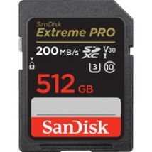 Extreme PRO 512 GB SDXC Clase 10, Tarjeta de memoria