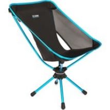 Swivel Silla de camping 4 pata(s) Negro, Azul