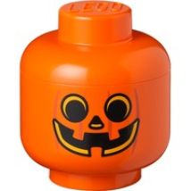 LEGO Storage Head "Calabaza", pequeña, Caja de depósito