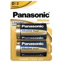 LR20 2-BL Panasonic Alkaline Power Batería de un solo uso D Alcalino