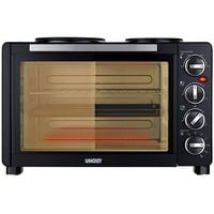 68885 cocina Cocina independiente Eléctrico Cerámico Negro, Mini horno