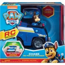 PATRULLA CANINA - COCHE TELEDIRIGIDO DE CHASE - Coche RC de Chase con 2 Direcciones Fácil de Manejar para Principiantes Patrulla Canina - 2.4GHZ hasta 76m - 6054190 - Juguetes Niños 3 Años +, Radiocontrol