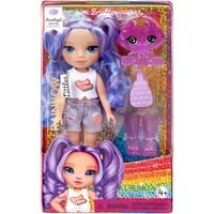 Rainbow High Littles Dolls- Amethyst (Purple), Muñecos
