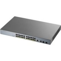 GS1350-26HP-EU0101F switch Gestionado L2 Gigabit Ethernet (10/100/1000) Energía sobre Ethernet (PoE) Gris, Interruptor/Conmutador