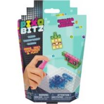 Pixobitz - KIT MANUALIDADES NIÑOS - Pack de Creaciónes 3D con 156 Cubos Transparentes que se pegan con Agua, Adornos y Accesorios - 6064693 - Juguetes Niños 6 años +