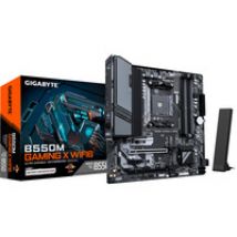 B550M GAMING X WIFI6 Placa base - Procesadores AMD Ryzen 5000, VRM de 5+3 fases, hasta 3200 MHz DDR4, 1x M.2 PCIe 4.0 + 1x M.2 PCIe 3.0, Wi-Fi 6, LAN 1 GbE, USB 3.2 Gen 1