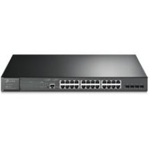 TL-SG3428MP switch Gestionado L2/L3 Gigabit Ethernet (10/100/1000) Energía sobre Ethernet (PoE) 1U Negro, Interruptor/Conmutador