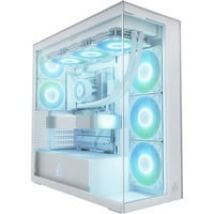 Xtender White (Clear Glass) Midi Tower Blanco, Cajas de torre