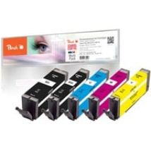 PI100-378 cartucho de tinta 5 pieza(s) Compatible Alto rendimiento (XL) Negro, Cian, Magenta, Amarillo