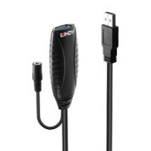 43156 cable USB 10 m USB 3.2 Gen 1 (3.1 Gen 1) USB A Negro, Cable alargador