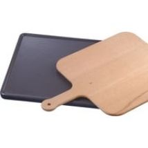Z1913X0 bandeja de horno Rectangular Cerámico, Madera, Piedra para pizza