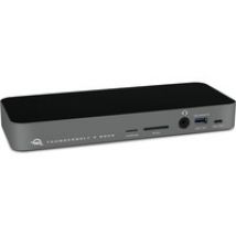 OWCTB3DK14PSG base para portátil y replicador de puertos Alámbrico Thunderbolt 3 Gris, Estación de acoplamiento