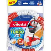 Turbo 2in1 Cabezal de fregona Rojo, Blanco, Limpiador de suelo