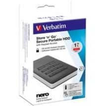 Disco duro portátil y seguro Store n Go de 1 TB con teclado, Unidad de disco duro