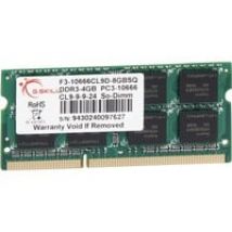F3-10666CL9S-4GBSQ módulo de memoria 4 GB 1 x 4 GB DDR3 1333 MHz, Memoria RAM